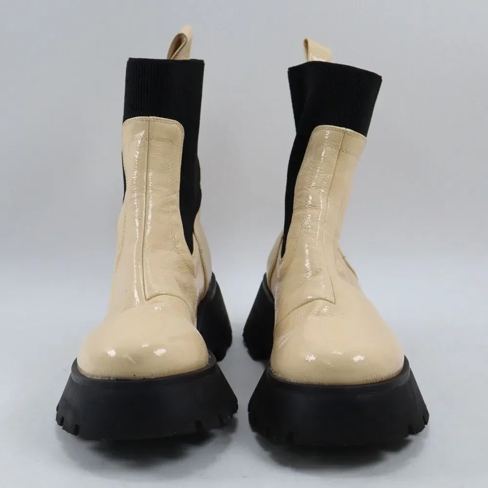 🔥Circus by Sam Edelman Leslie Lug Sole Chelsea Booties, Eggshell 6.5US MSRP$120 - Picture 3 of 10